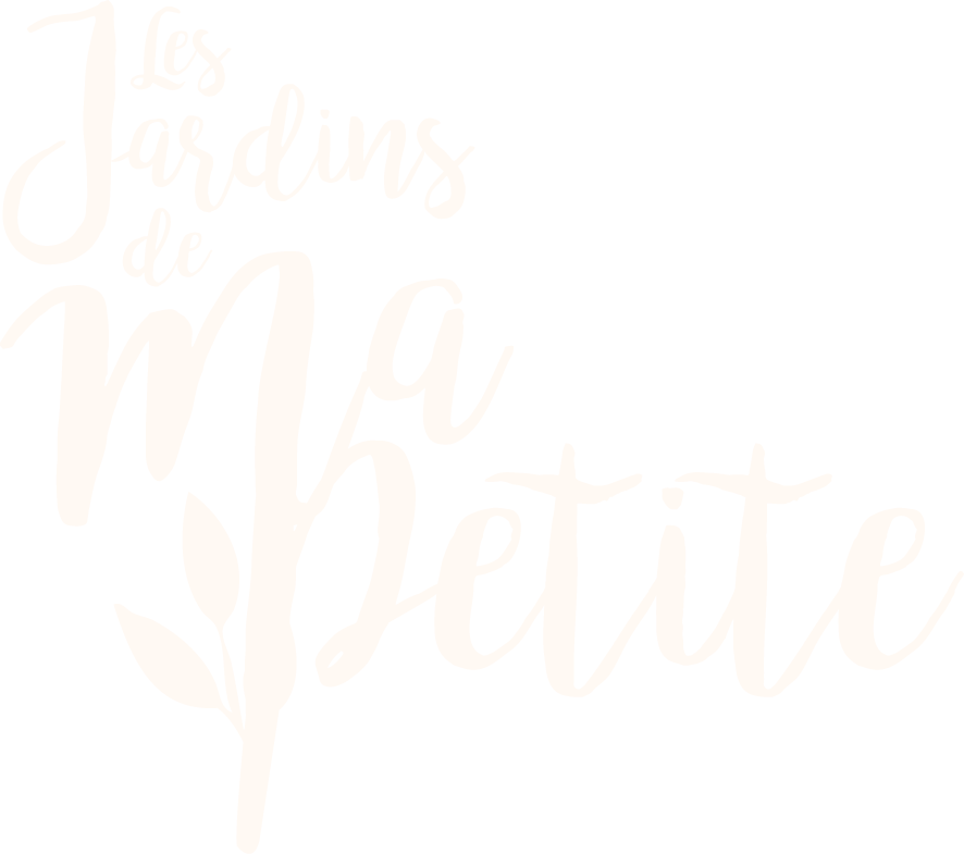 Logo beige - Les jardins de ma petite