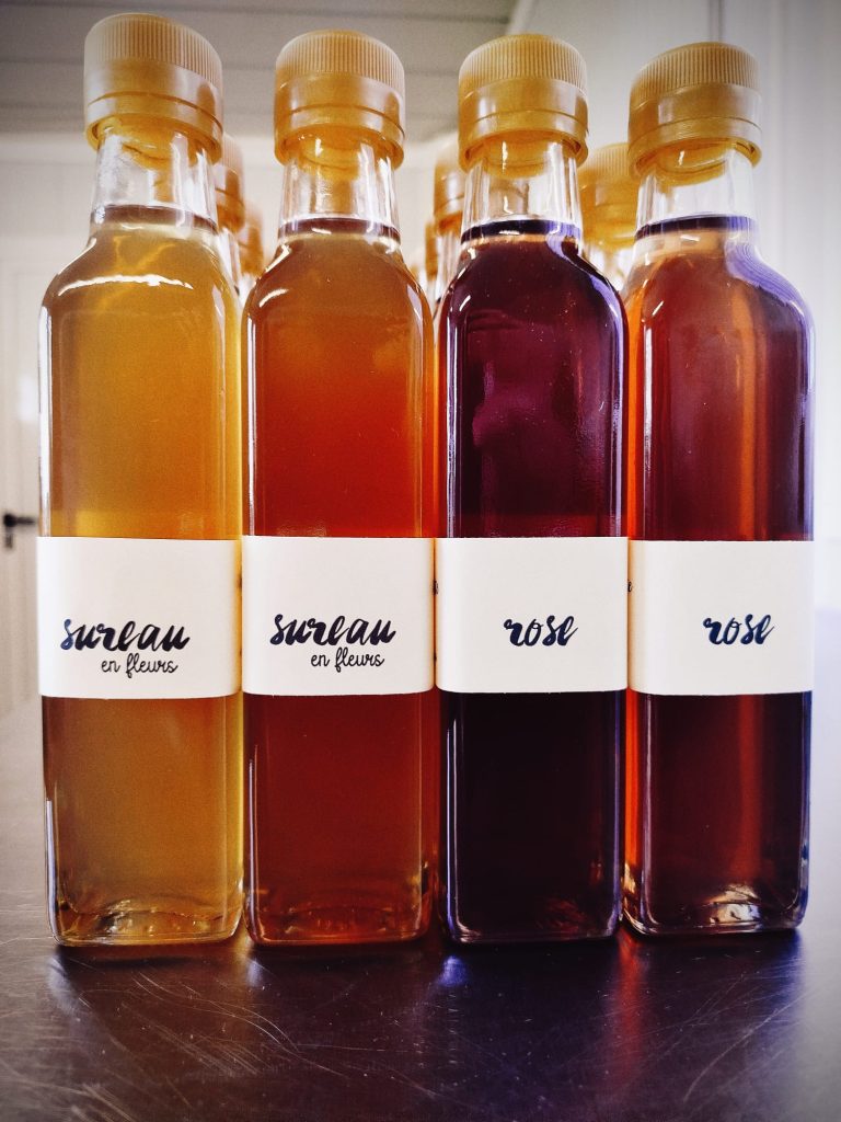 Sirop Sureau et Rose - Les jardins de ma petite