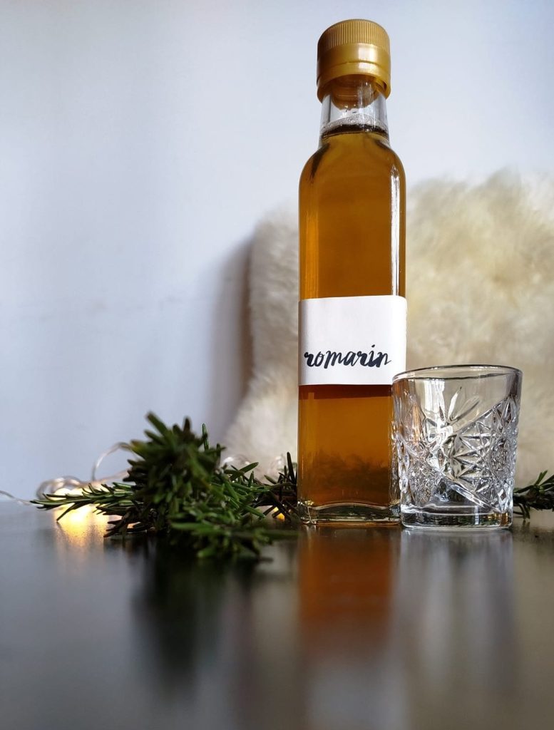 Sirop romarin - Les jardins de ma petite